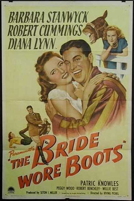 Titelbild zum Film The Bride wore boots, Archiv KinoTV