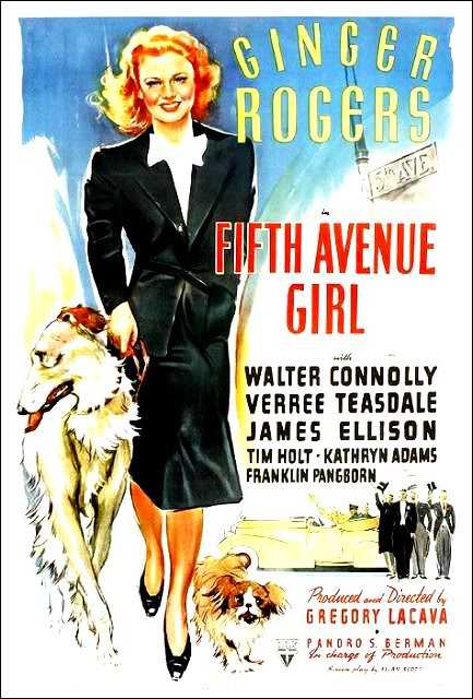 Titelbild zum Film Fifth Avenue Girl, Archiv KinoTV