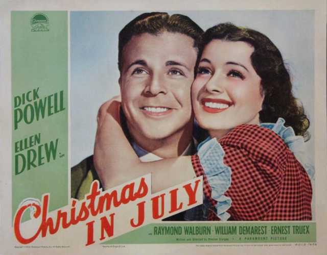Titelbild zum Film Christmas in July, Archiv KinoTV