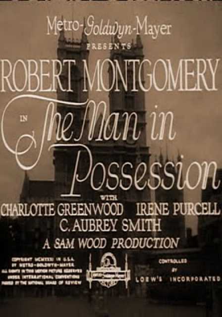 Titelbild zum Film The Man in Possession, Archiv KinoTV