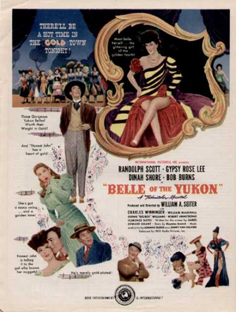 Titelbild zum Film Belle of the Yukon, Archiv KinoTV