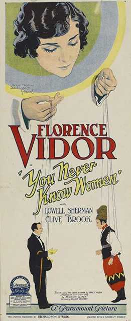 Szenenfoto aus dem Film 'You never know women' © Famous Players-Lasky Corporation, Paramount Pictures, Inc., , Archiv KinoTV