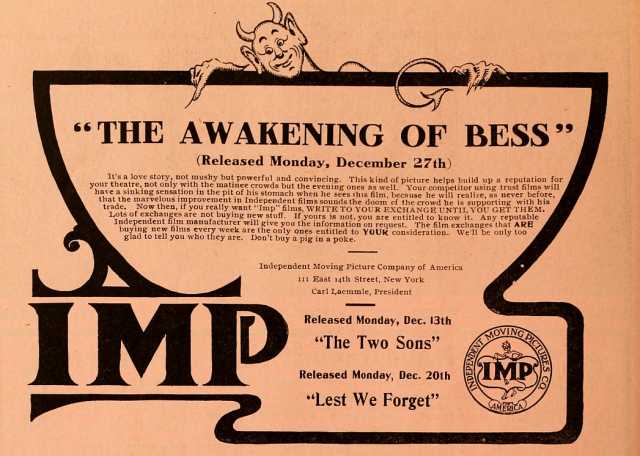 Titelbild zum Film The Awakening of Bess, Archiv KinoTV