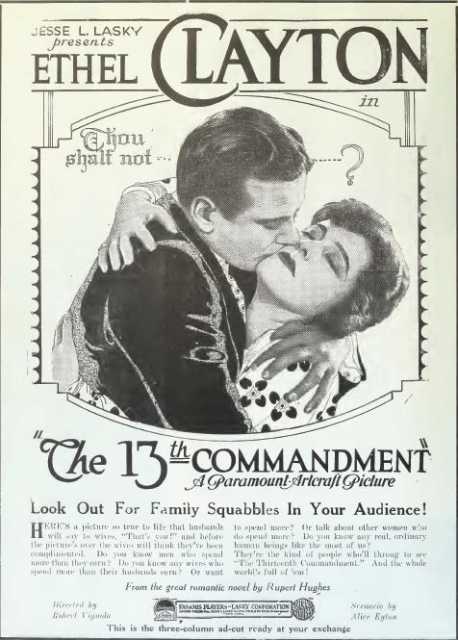 Titelbild zum Film The Thirteenth Commandment, Archiv KinoTV