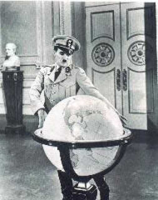 Szenenfoto aus dem Film 'The Great Dictator'
