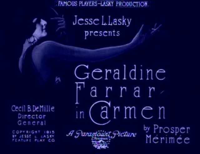 Szenenfoto aus dem Film 'Carmen' © Lasky Feature Play Company, Paramount Pictures, Inc., William C. de Mille, 