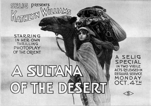 Szenenfoto aus dem Film 'A Sultana of the Desert' © Selig Polyscope Company, General Film Company, Inc., 