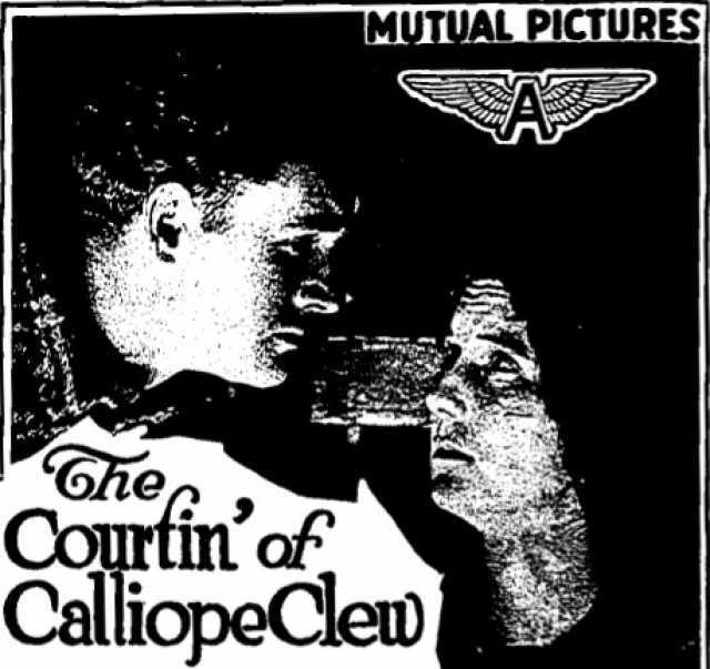 Szenenfoto aus dem Film 'The Courtin' of Calliope Clew' © Mustang Features, American Film Manufacturing Company, Mutual Film, 