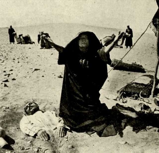 Szenenfoto aus dem Film 'An Arabian Tragedy'