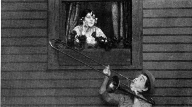 Szenenfoto aus dem Film 'Joey and his Trombone' © Edison, Inc., General Film Company, Inc., 